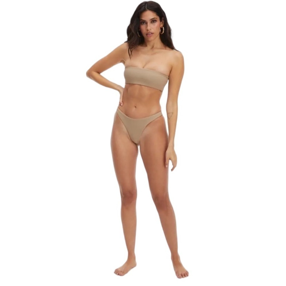 Good American Rib Better Bikini Bottoms Cheeky NWOT - Picture 6 of 6